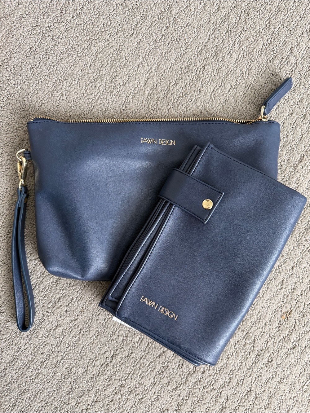 Fawn Design Navy Changing Clutch
